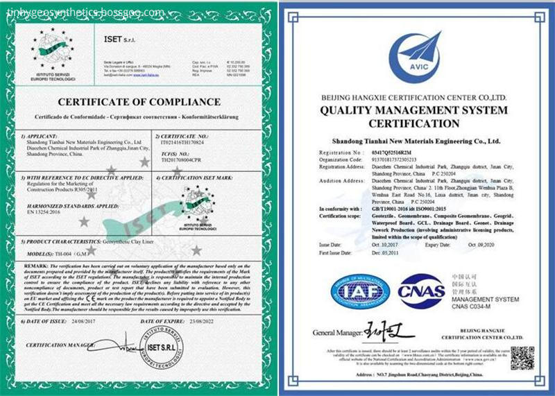 CE& ISO of GCL