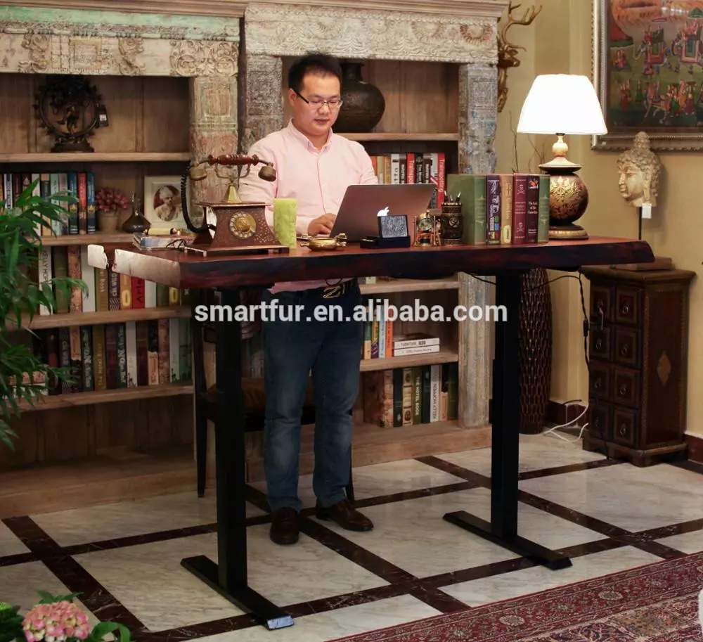 height adjustable electronic table frame for home desk