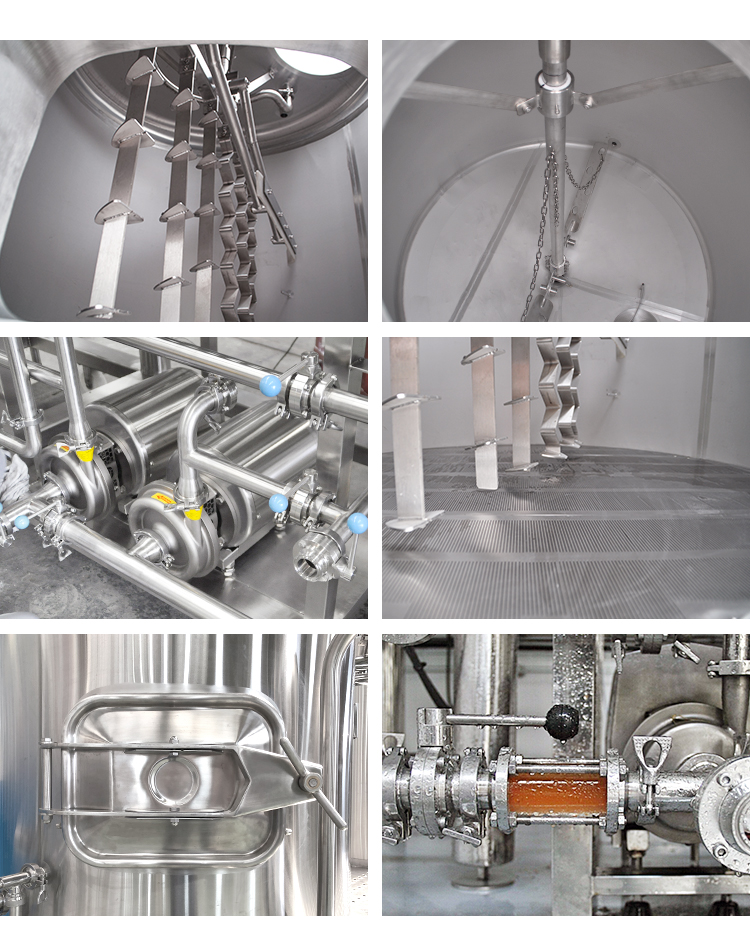 Industrial per batch beer brewing equipment commercial 25hl beer brewery