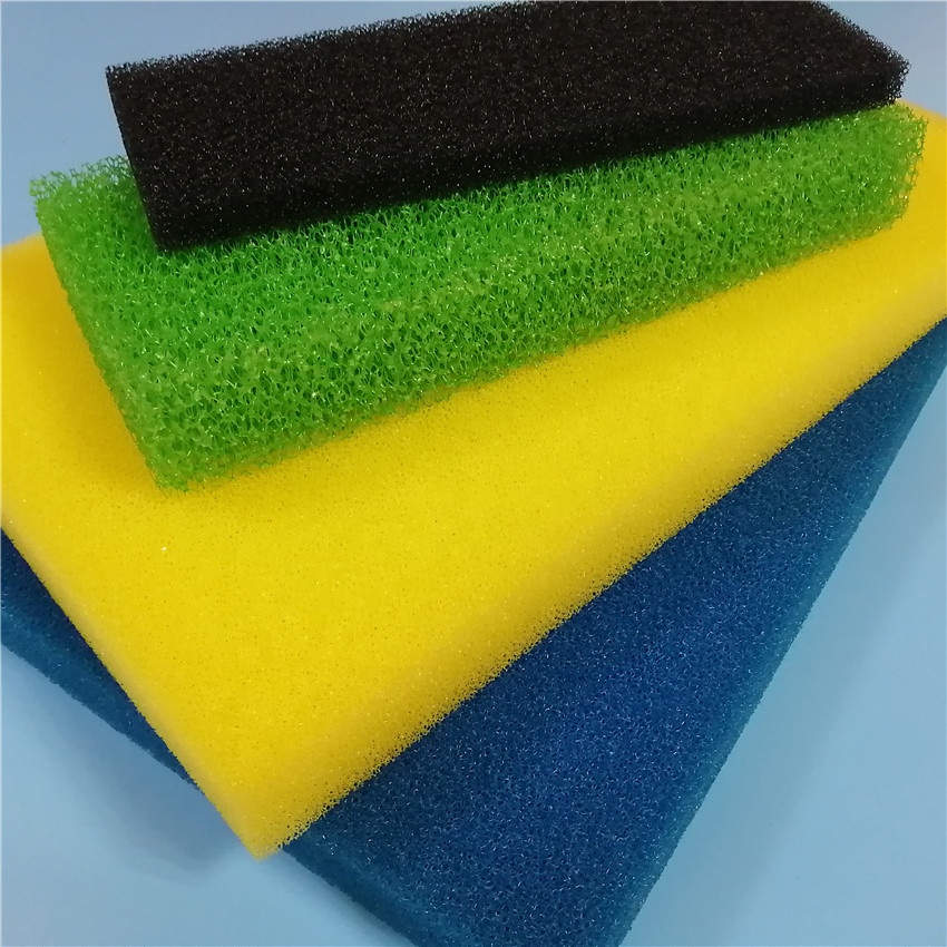 Reticulated Polyurethane cylinder Foam Air Filter Foam Fuel & Air Filters Eco-friendly Open Cell Black Colors Filter sponge