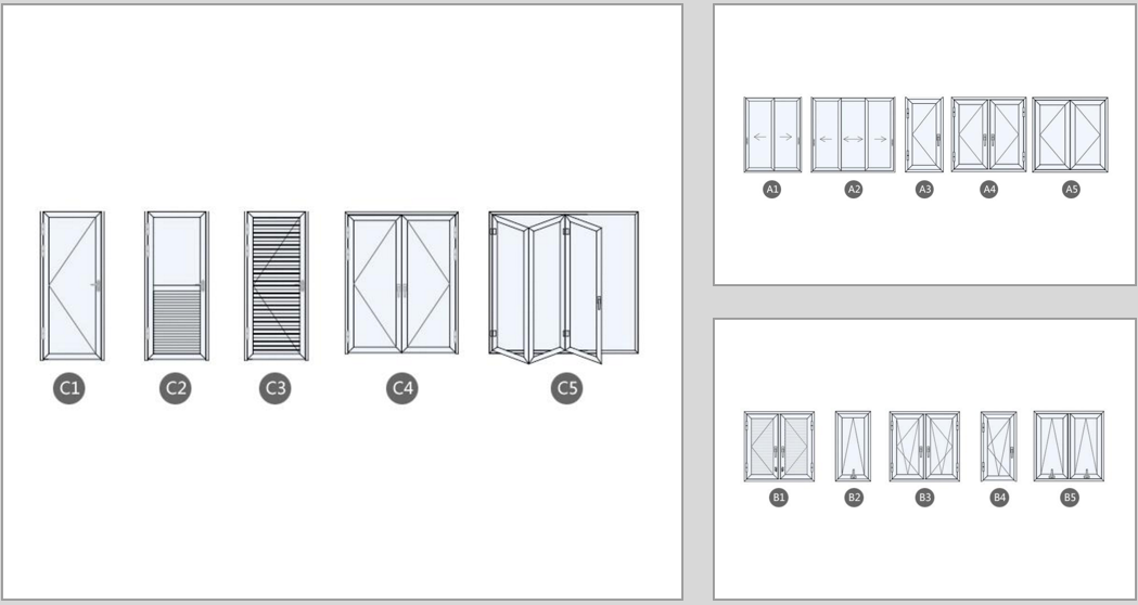 60A casement window