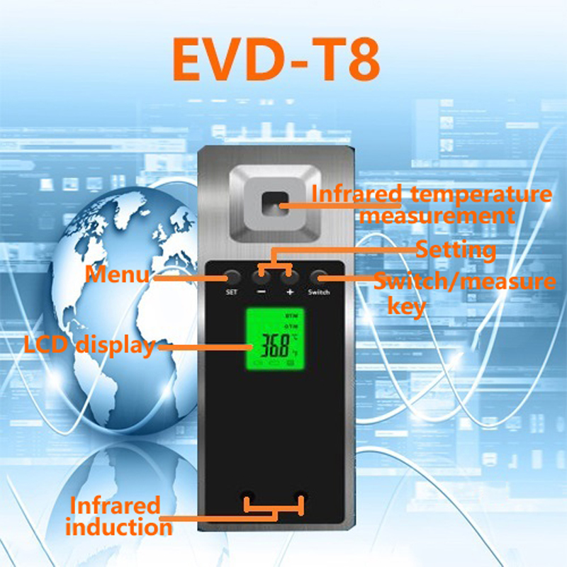 School Communication Face Recognition Temperature Measuring Brush Face Machine