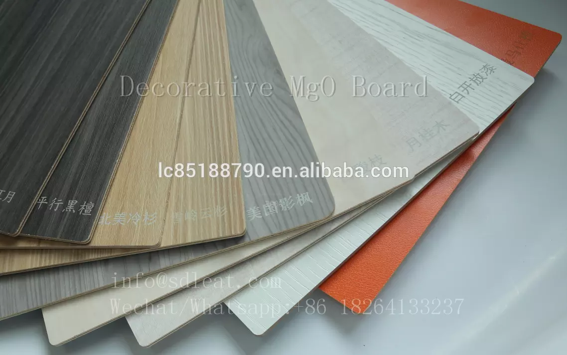 magnesium oxide melamine surface mgo board