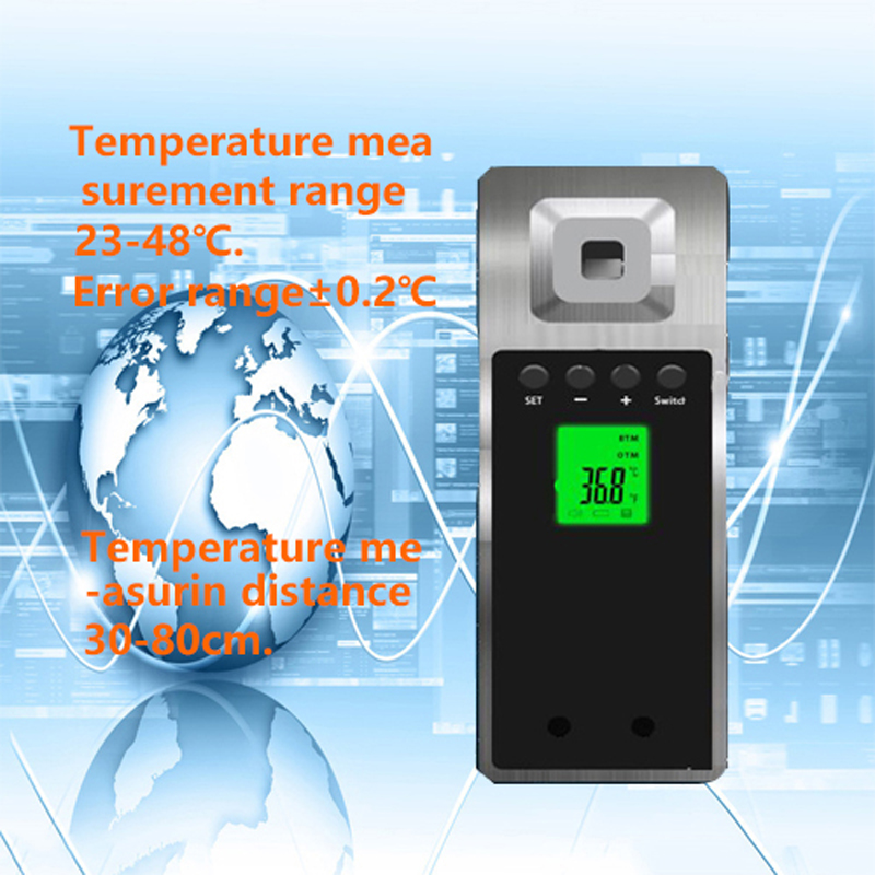 School Communication Face Recognition Temperature Measuring Brush Face Machine