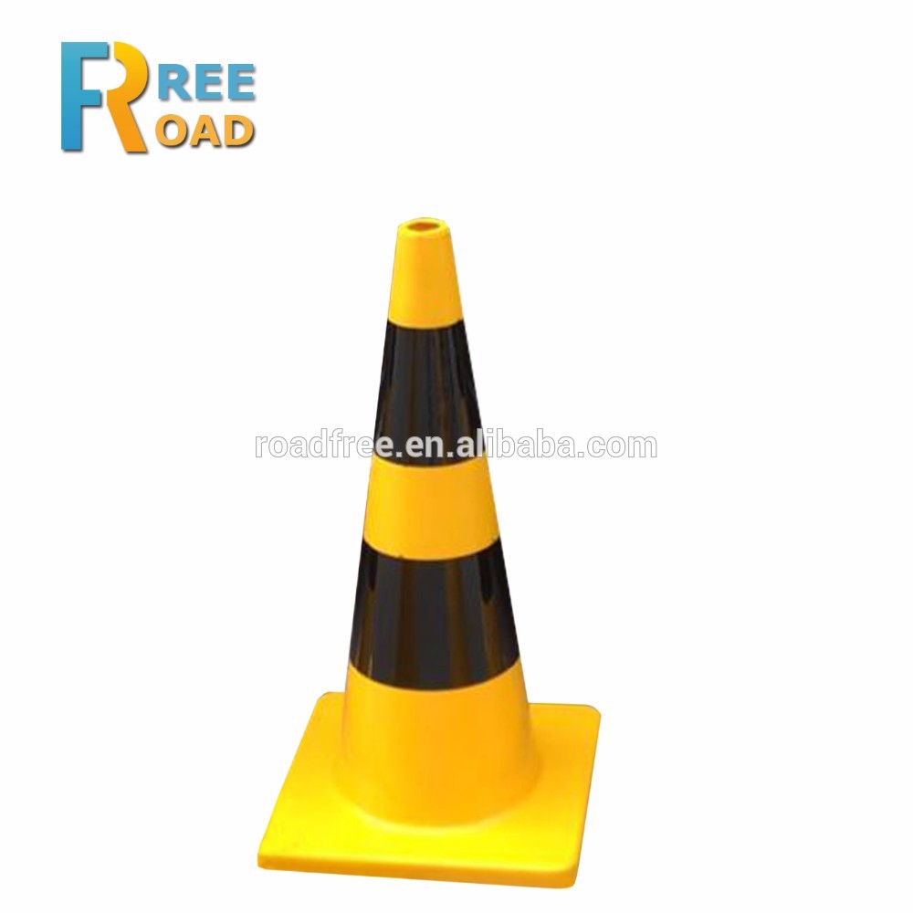 PVC road warning colored safety traffic cone