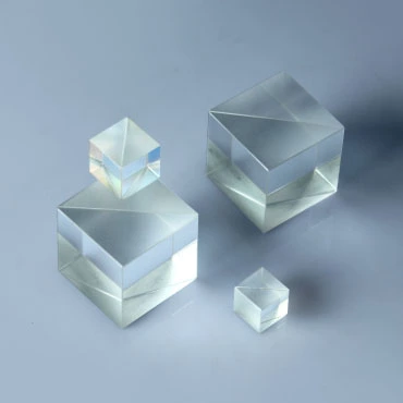 Optical BK7 glass beam splitter cubes