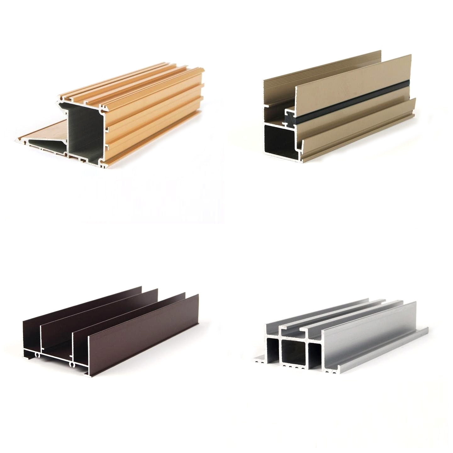 6063 aluminum alloy extruded profiles building materials thermal break aluminium casement window frame profiles anodized color