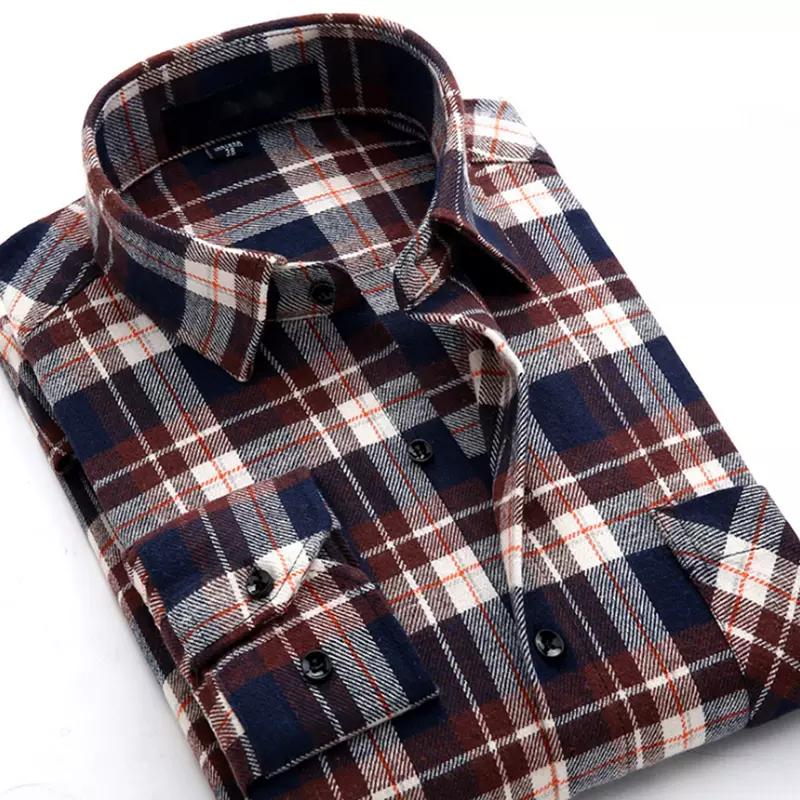 China 2016 New season Buffalo checked mens cotton flannel shirt cheap factory price shirt