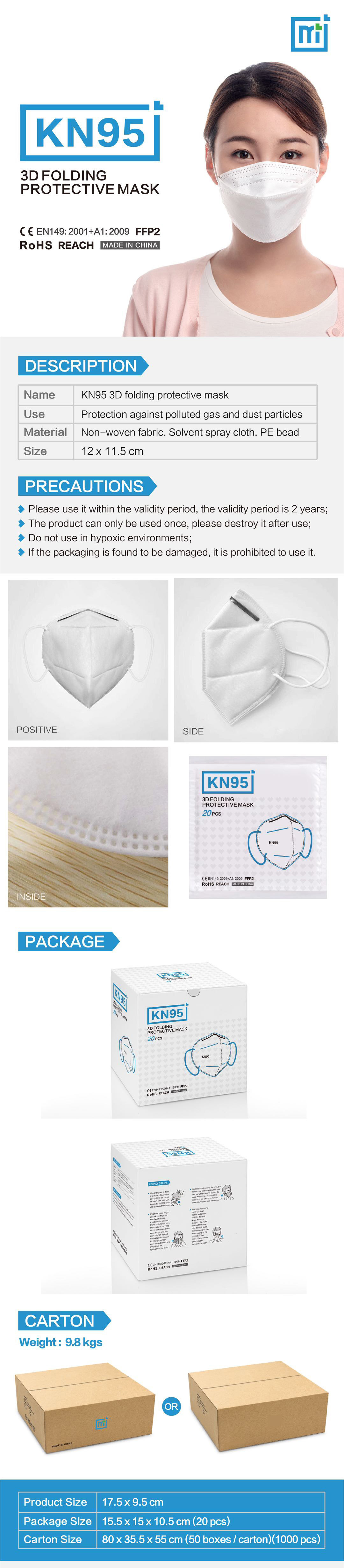 Disposable KN95 Mask