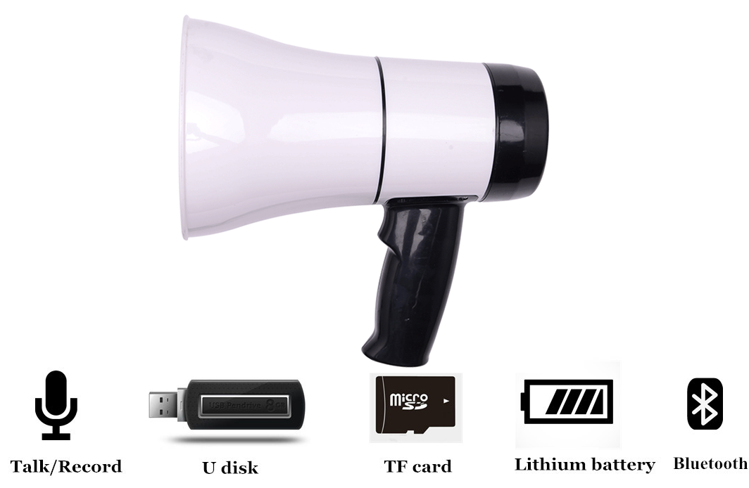 619L BT Megaphone Wireless Microphone