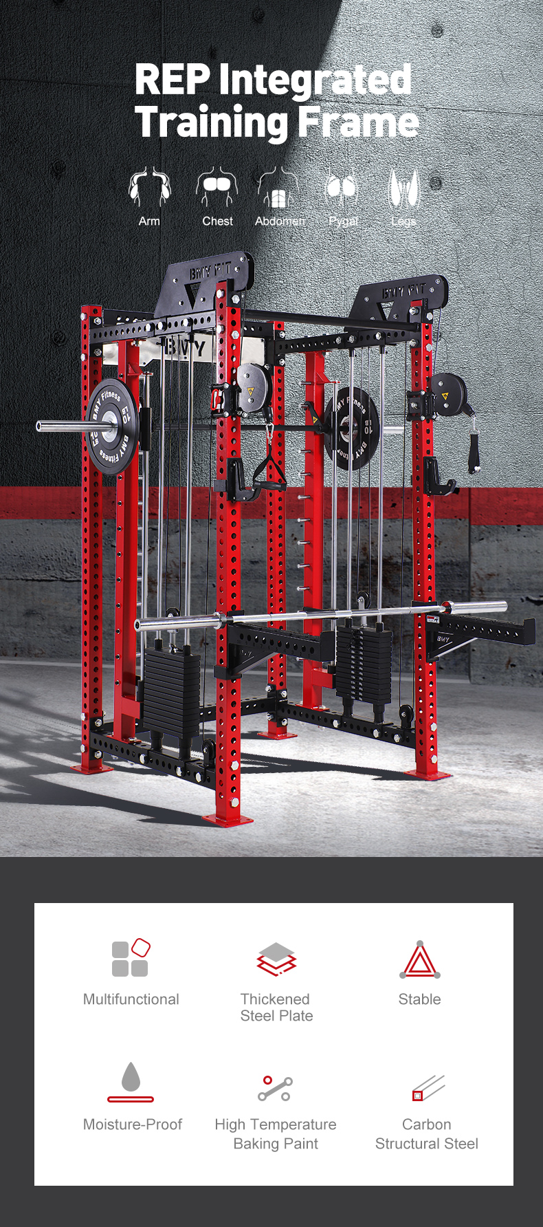 Smith machine squat rack 053 01