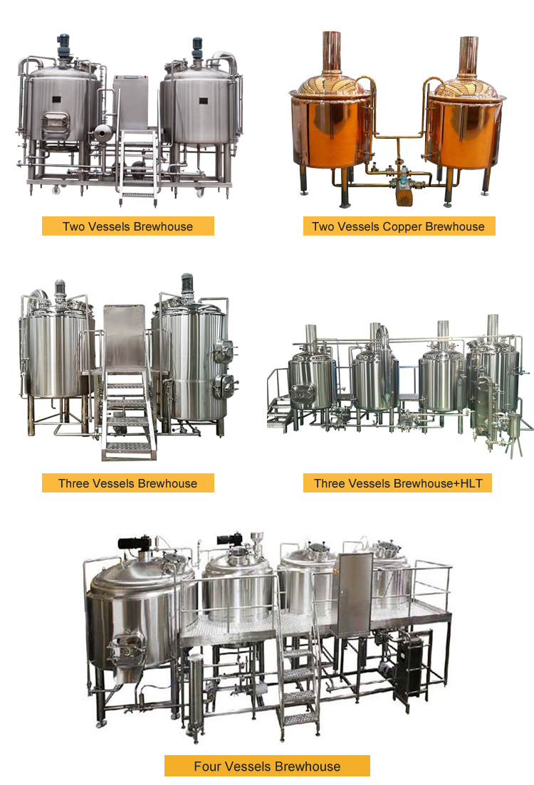 Craft beer 5000 l fermentation tank conical fermenter beer fermenting turnkey plant