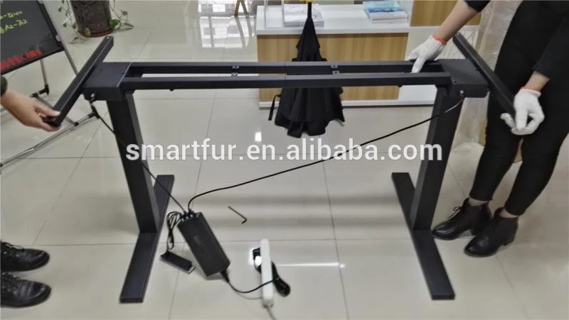 height adjustable electronic table frame for home desk