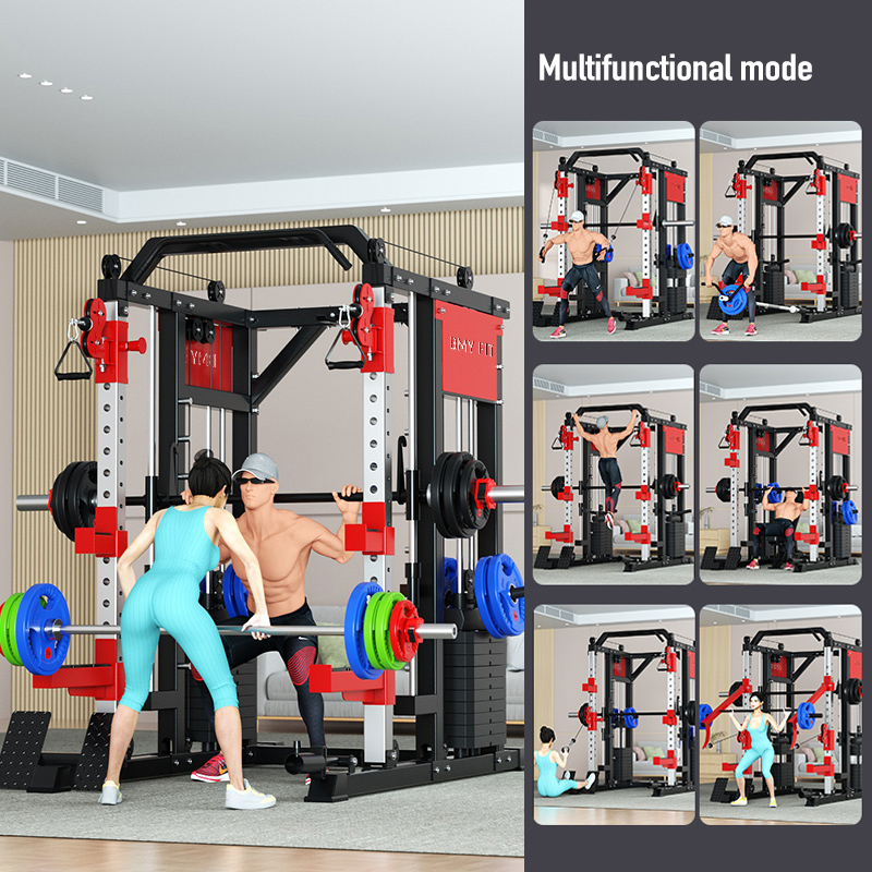 multi-function barbell gantry trainer 4