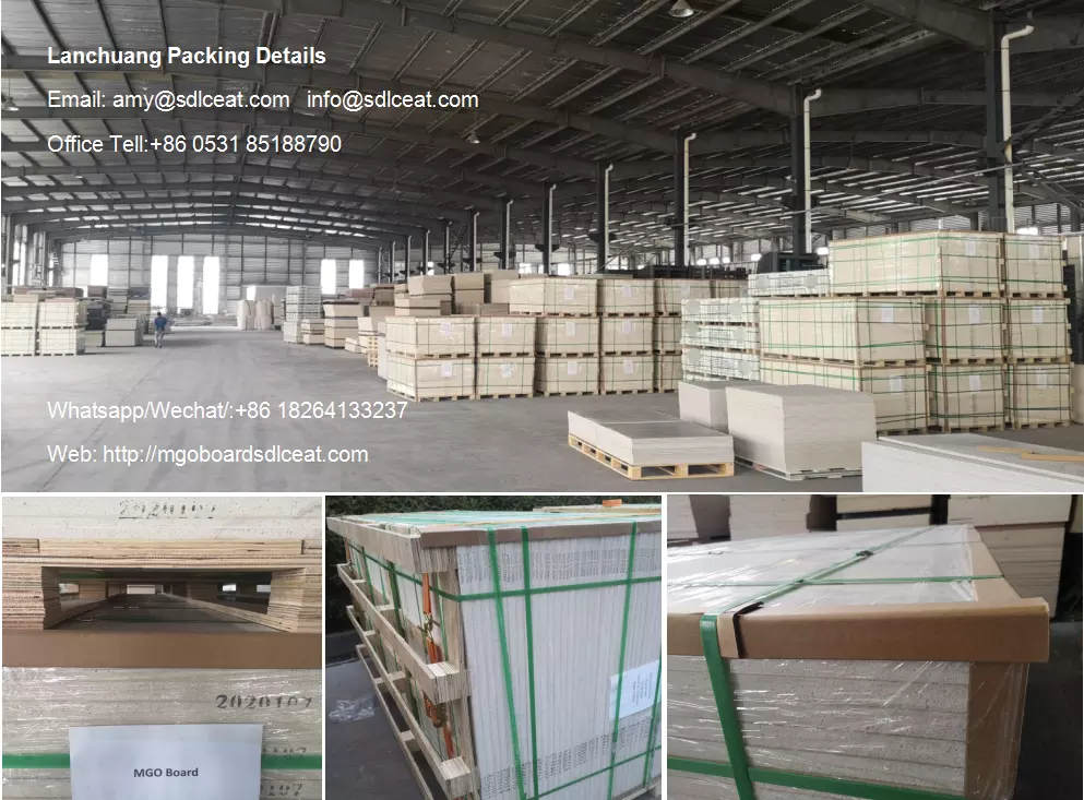 melamine surface laminated mgo board factory