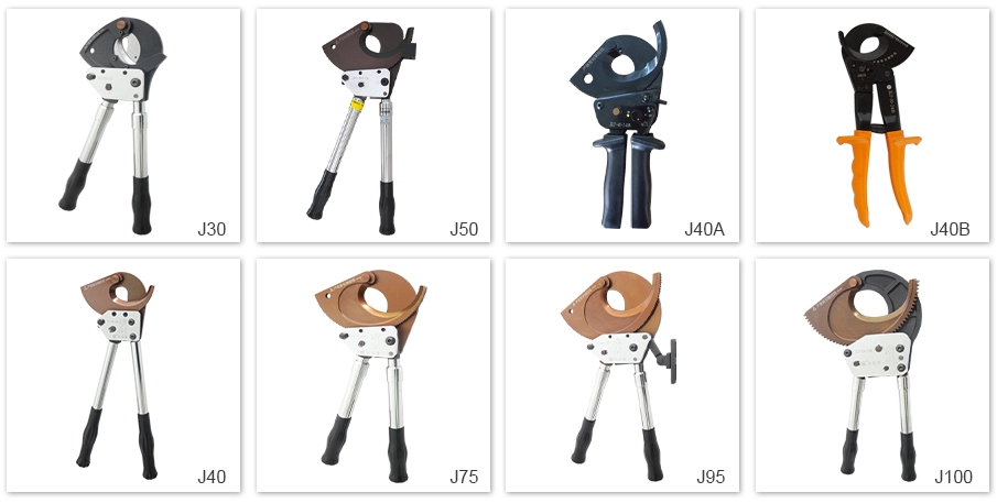 J75 Cutting Copper and Aluminum Cable Ratchet Cable Cutter