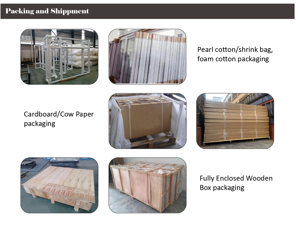 KTP186 Series Non Thermal Break Aluminum Sliding Doors With 2 Track 1.6mm Thickness Wood Grain Frame