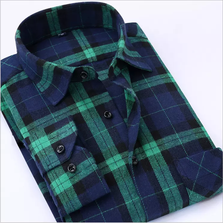 China 2016 New season Buffalo checked mens cotton flannel shirt cheap factory price shirt