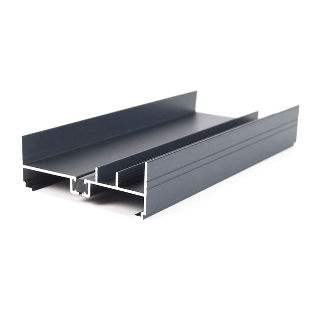 6.0-7.2m Color Powder Coated Aluminium Extrusions Aluminum Spraying Profiles Sand Blasting Surface for Building Construction