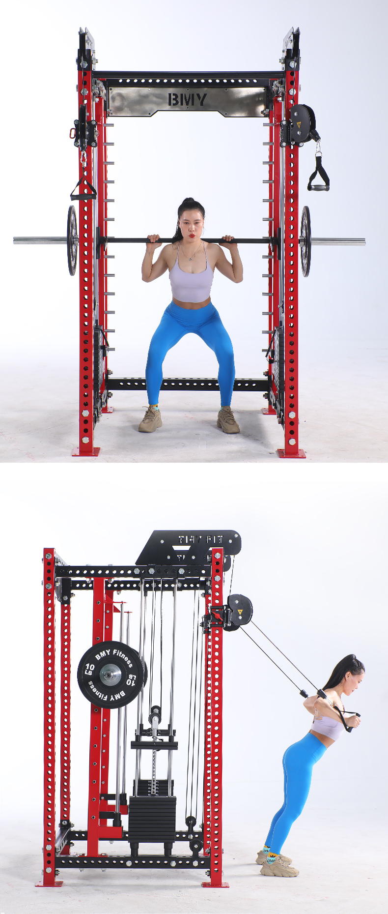 Smith machine squat rack 053 06