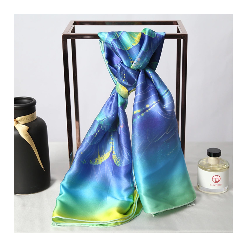 Luxury Design Head Hair Silk Scarf