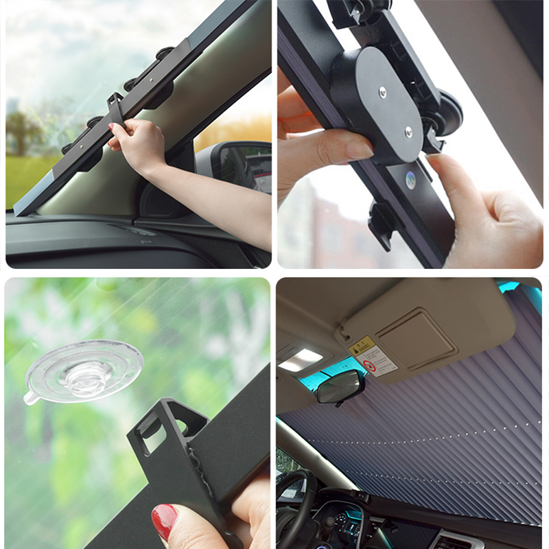 New free sample upgraded block dust uv sunburn car sunshade cover umbrella