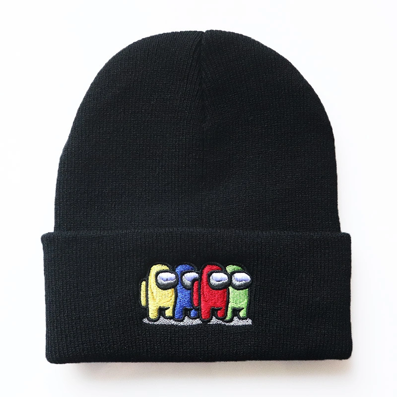 100% Acrylic Custom Design Cap Embroidery Winter Beanie Hats