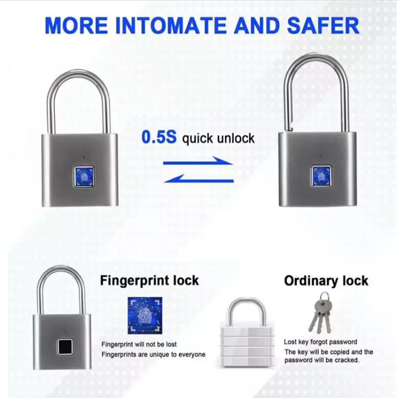 Smart Padlock For Security Doors