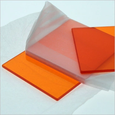 Optical Color Filter Orange Glass Filters and Red Glass Filter