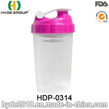 2017 Popular Portable PP Plastic Shake Bottle, BPA Free Plastic Protein Powder Shaker Bottle (HDP-0314)