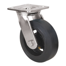 Heavy Duty Caster Series- 8in. Swivel - Rubber Wheel