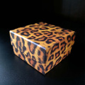 Leopard Stripe Custom Paper Gift Box for Jewelry