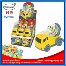 Brinquedo promocional caminhão betoneira com doces