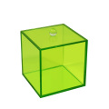 Acrylic Square Canister With Lid