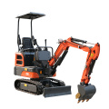 Small garden micro compact mini excavator 1 ton machine crawler digger for sale