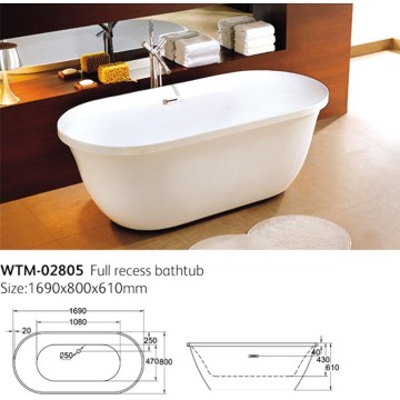 Interessante neue Stil Badewanne Wtm-02805