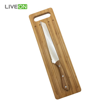 Bamboo Slotted Bread Cutting Board