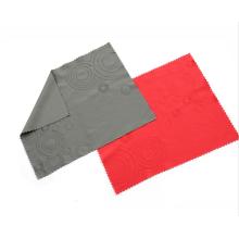 Professional microfiber eyeglass cleaning cloth with emboss