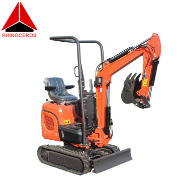 Rhinoceros Dieselmotor Mini -Bagger 1 Tonne Mini Bagger Bagger Chinese Kleinstes Mini Bagger Bagger