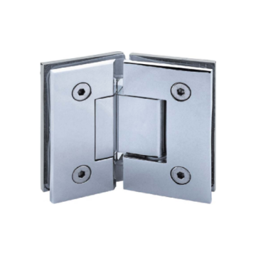 Heavy Duty 135 Degree Brass Frameless Door Hinge