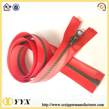 open-end waterproof zipper