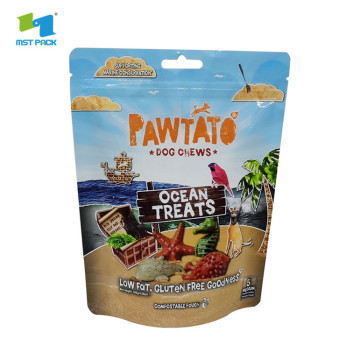 Compostable Ocean Treats Dog Chews Paper Packaging