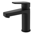 Robinets de salle de bain hauts Mitigeur de lavabo noir mat