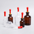 Glass  Lab Reagent Bottle with Dropper