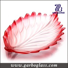 Feather-Shaped Glass Plate (GB1718/PDS1)