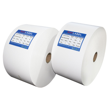 Synthetischer pp bopp pet jumbo label roll