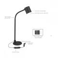 LED Study Table Light Lampes de table de lecture noir