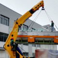 Heavy Truck Mounted Crane With Folding Boom