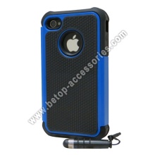 Rugged Rubber Hard Case For iPhone 4s