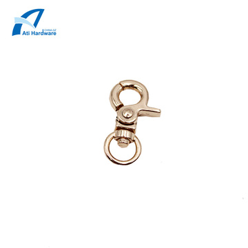 Round Shape Dog Snap Hook Metal Handbag Hardware